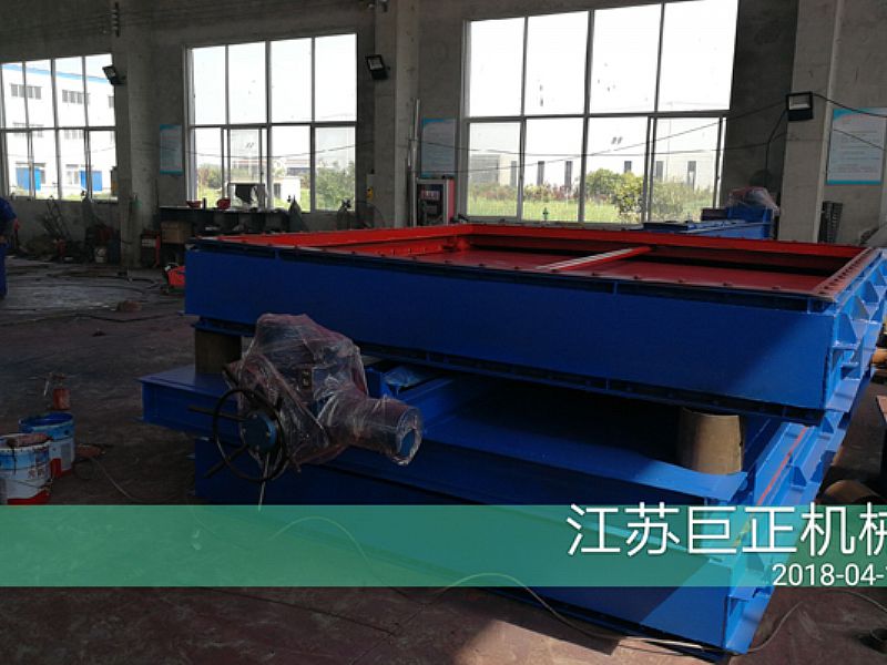 方形擋板門（寬12M）驗收合格，發(fā)貨準備中