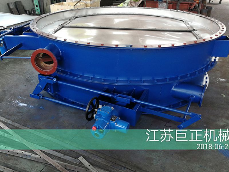 圓形擋板門（直徑280cm）制作完工了，待包裝入庫(kù)